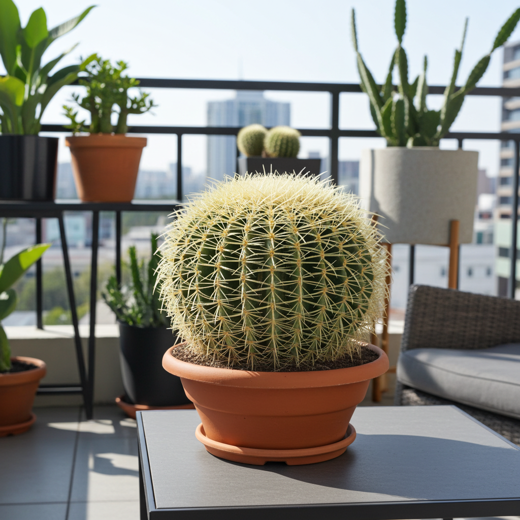 cactus natural echinocactus
