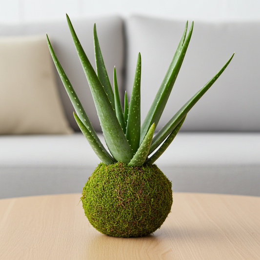 kokedama aloe