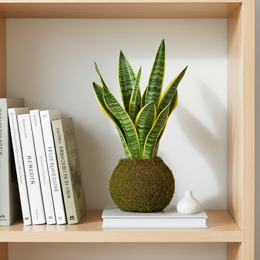 kokedama sansevieria