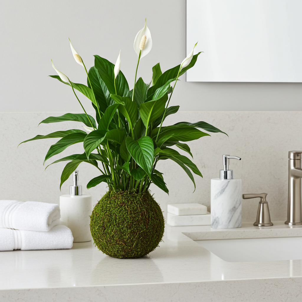 Kokedama Espatifilo