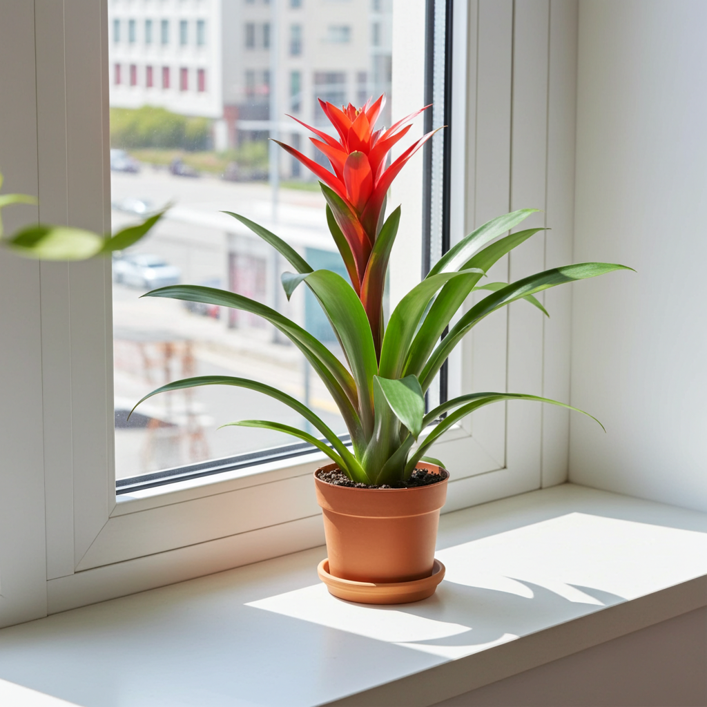 planta guzmania roja