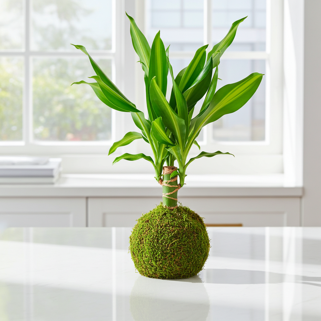 kokedama tronco brasil natural