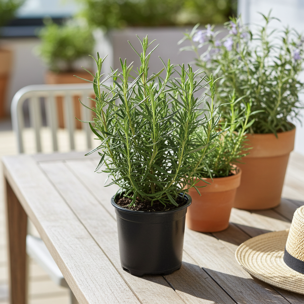 romero planta natural