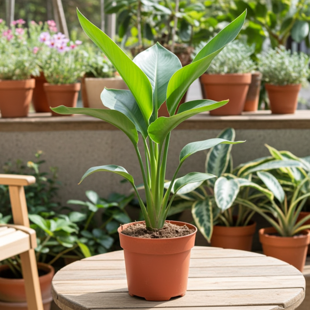 planta natural strelitzia