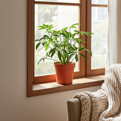 planta schefflera natural