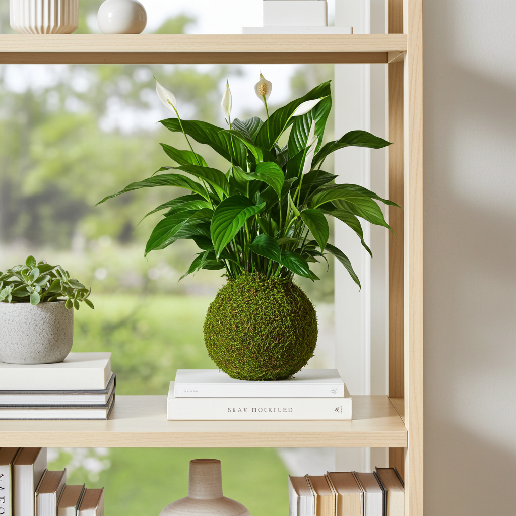 Kokedama Espatifilo