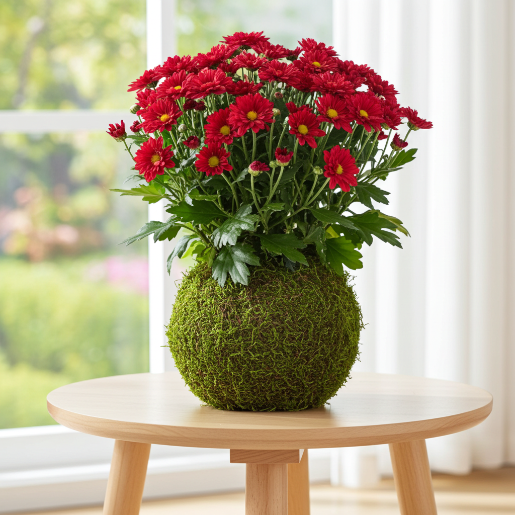 kokedama margarita natural