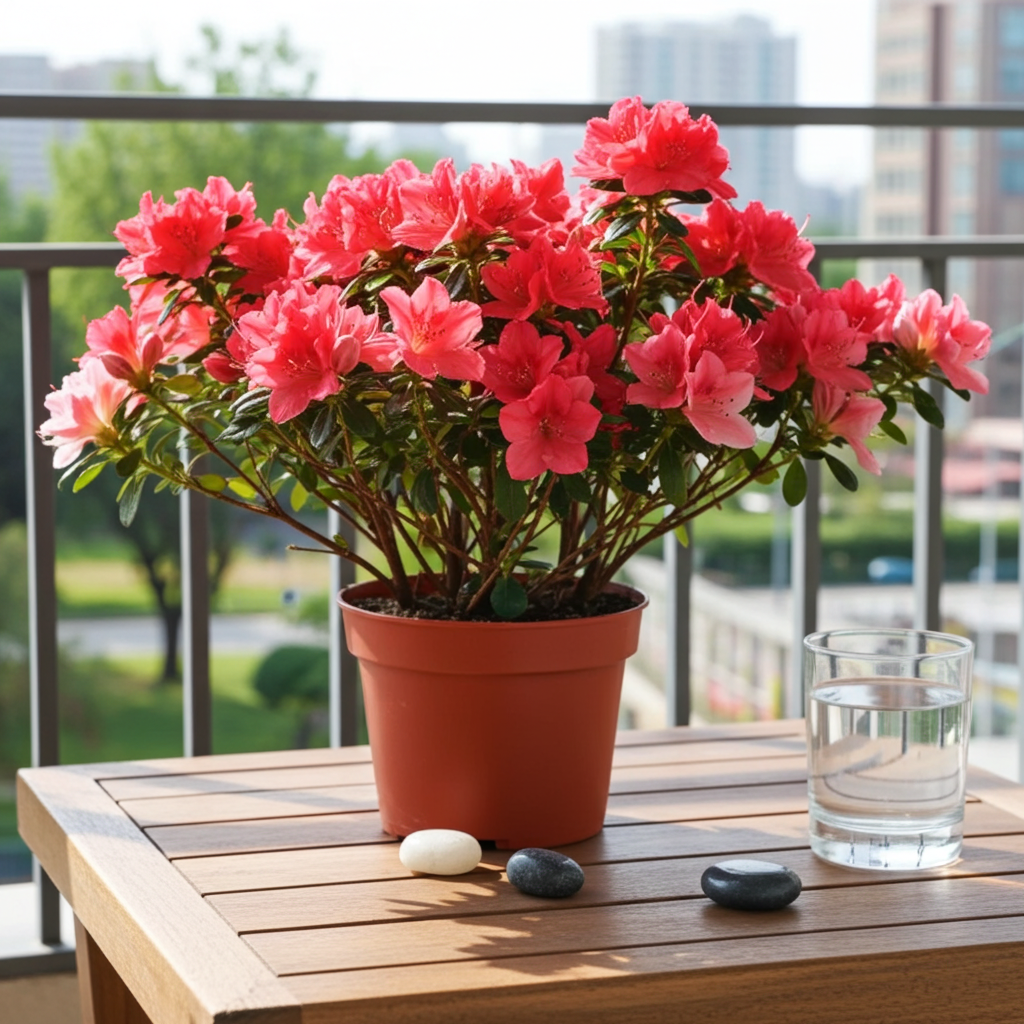 azalea roja
