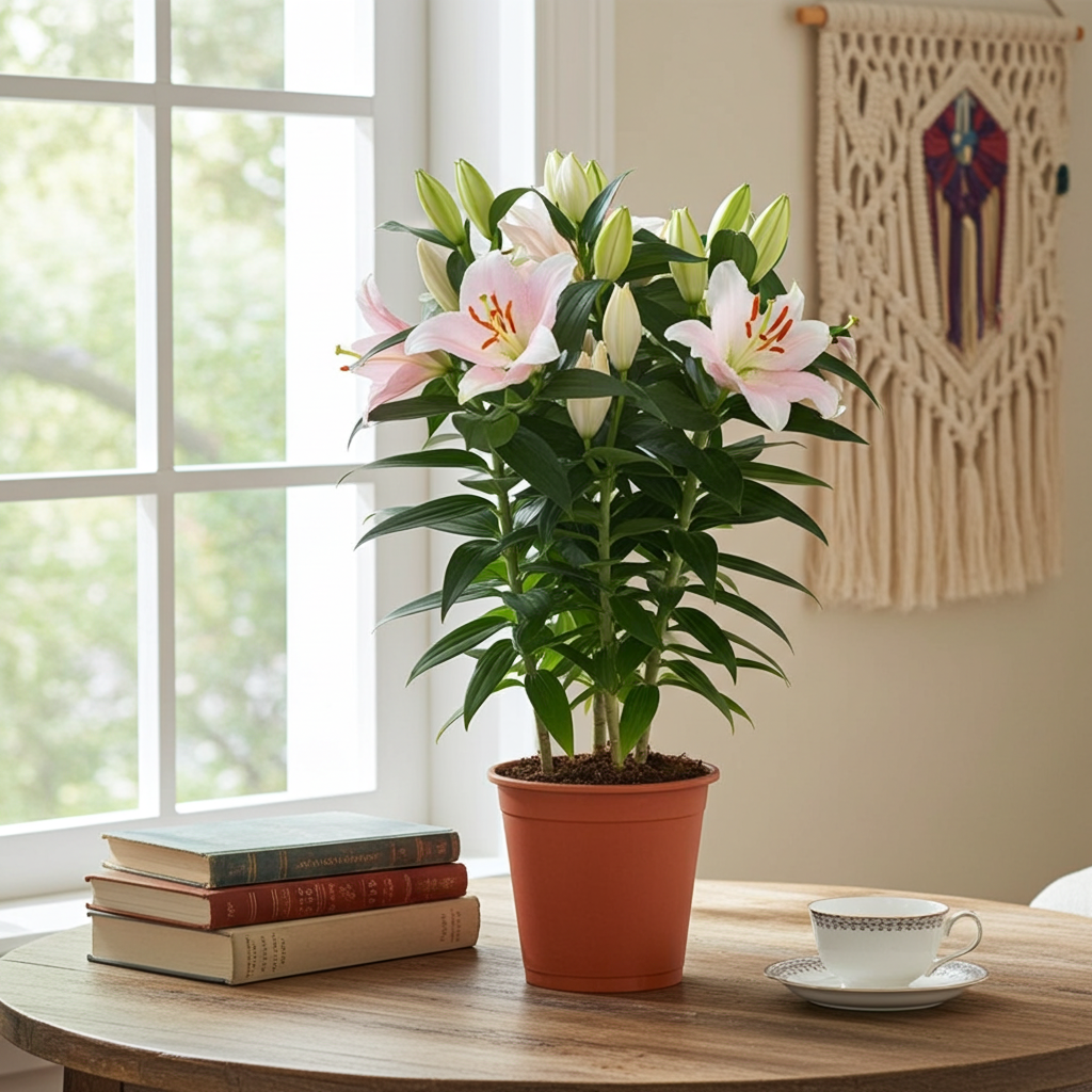 lirio planta natural