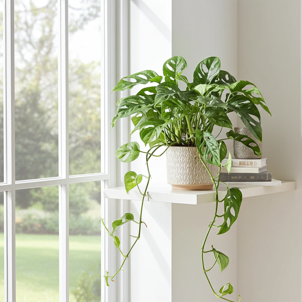 planta monstera queso suizo