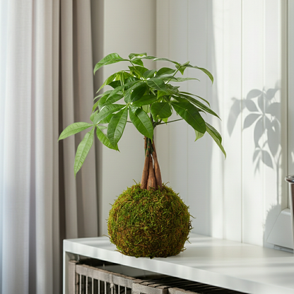 pachira kokedama