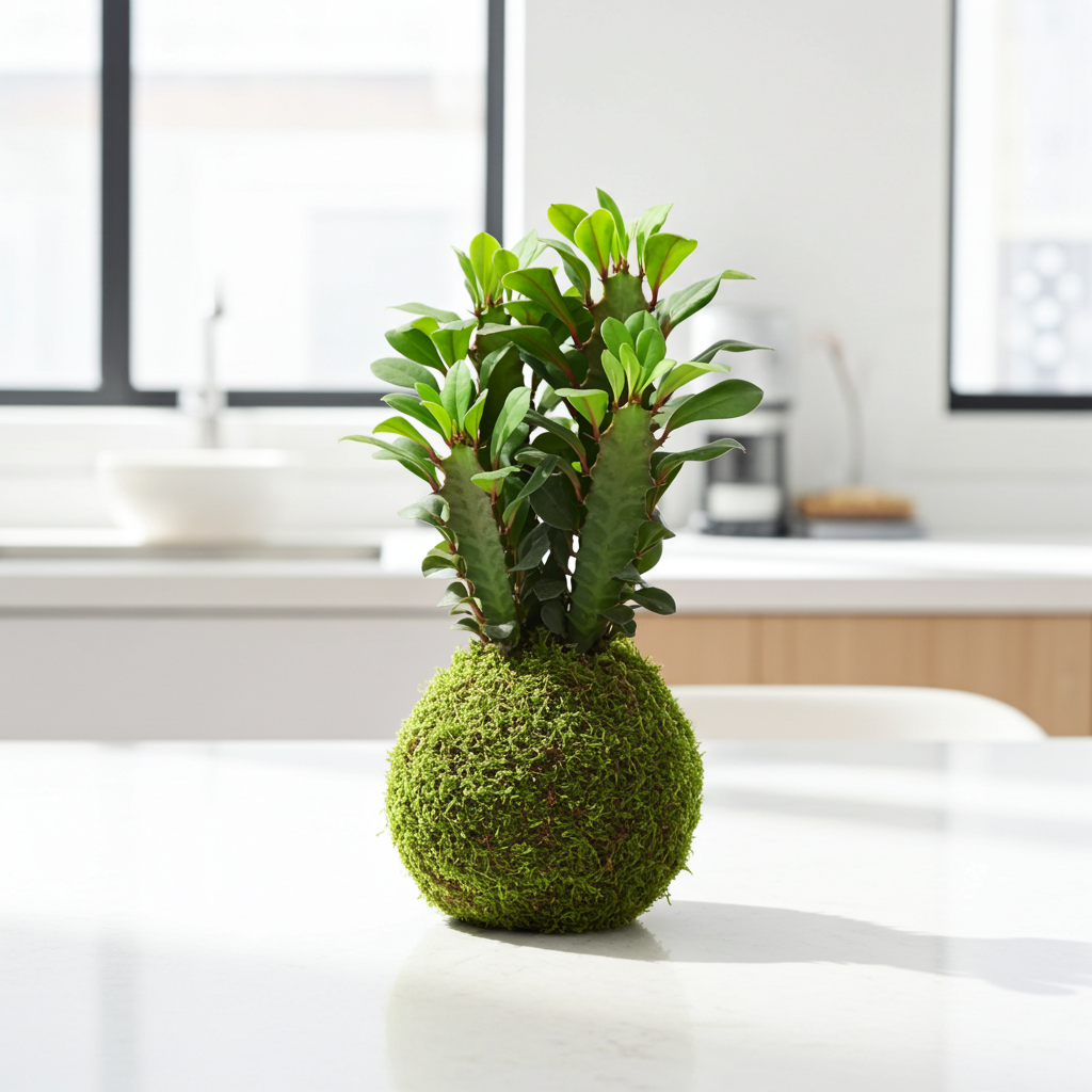 kokedama cactus