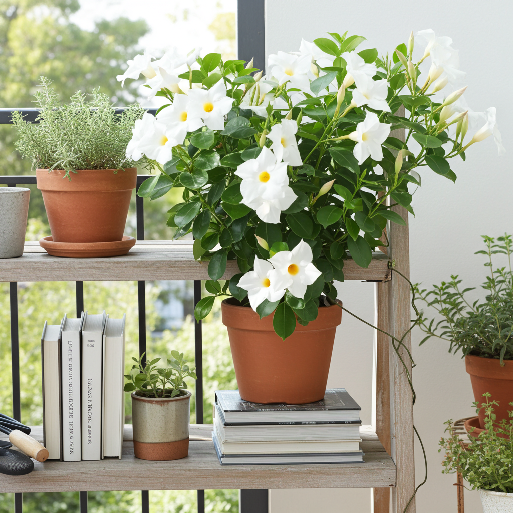 mandevilla blanca