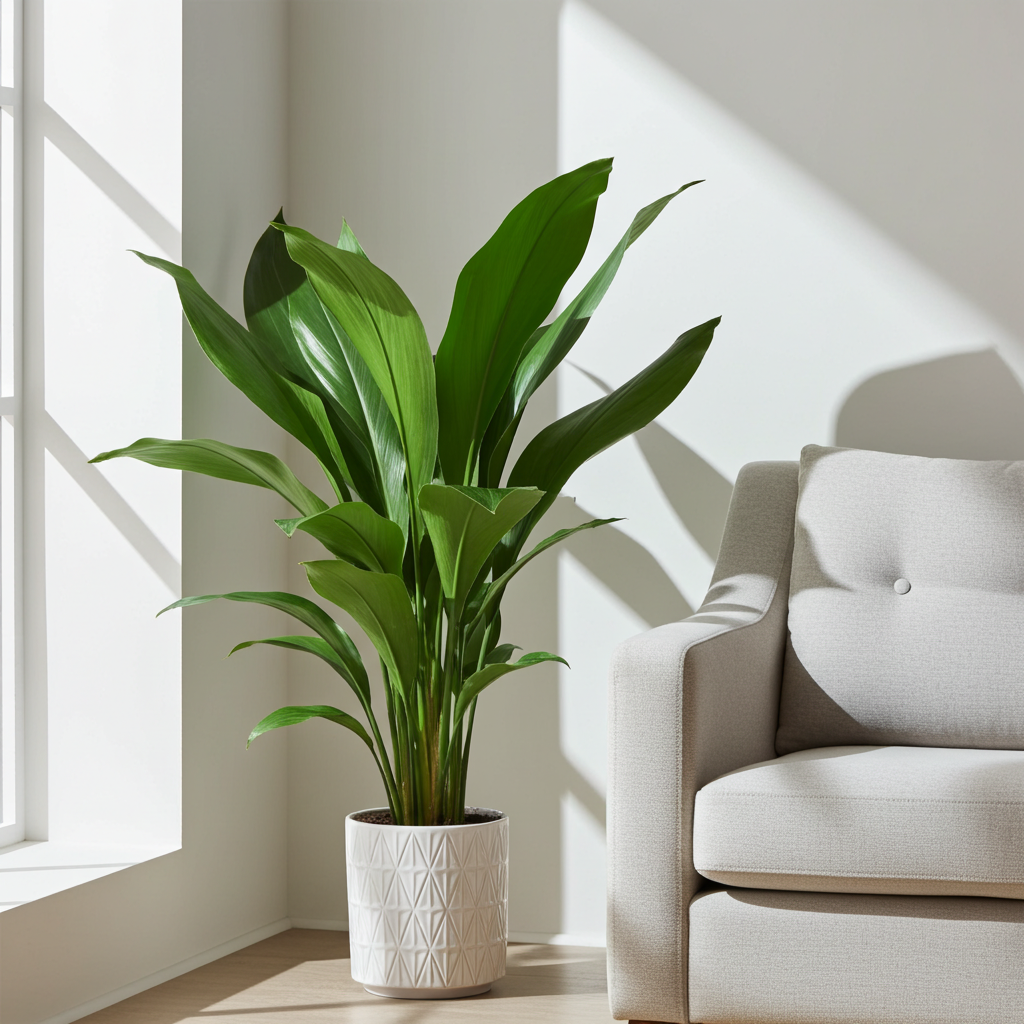 planta aspidistra  interior