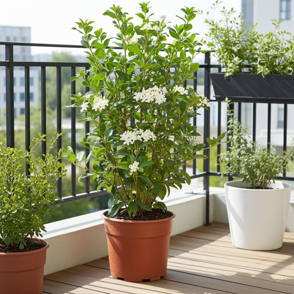 arbusto viburnum 