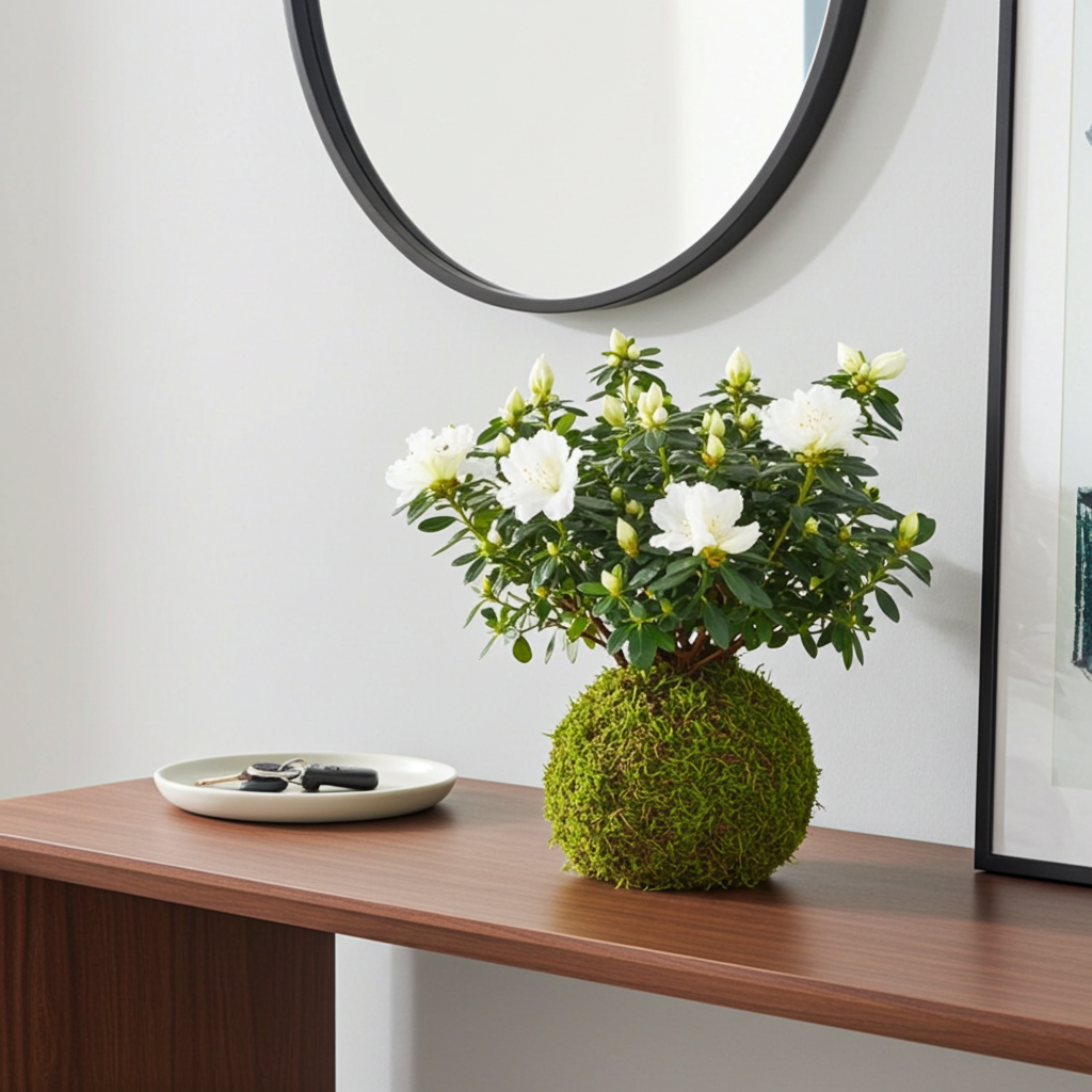 azalea kokedama