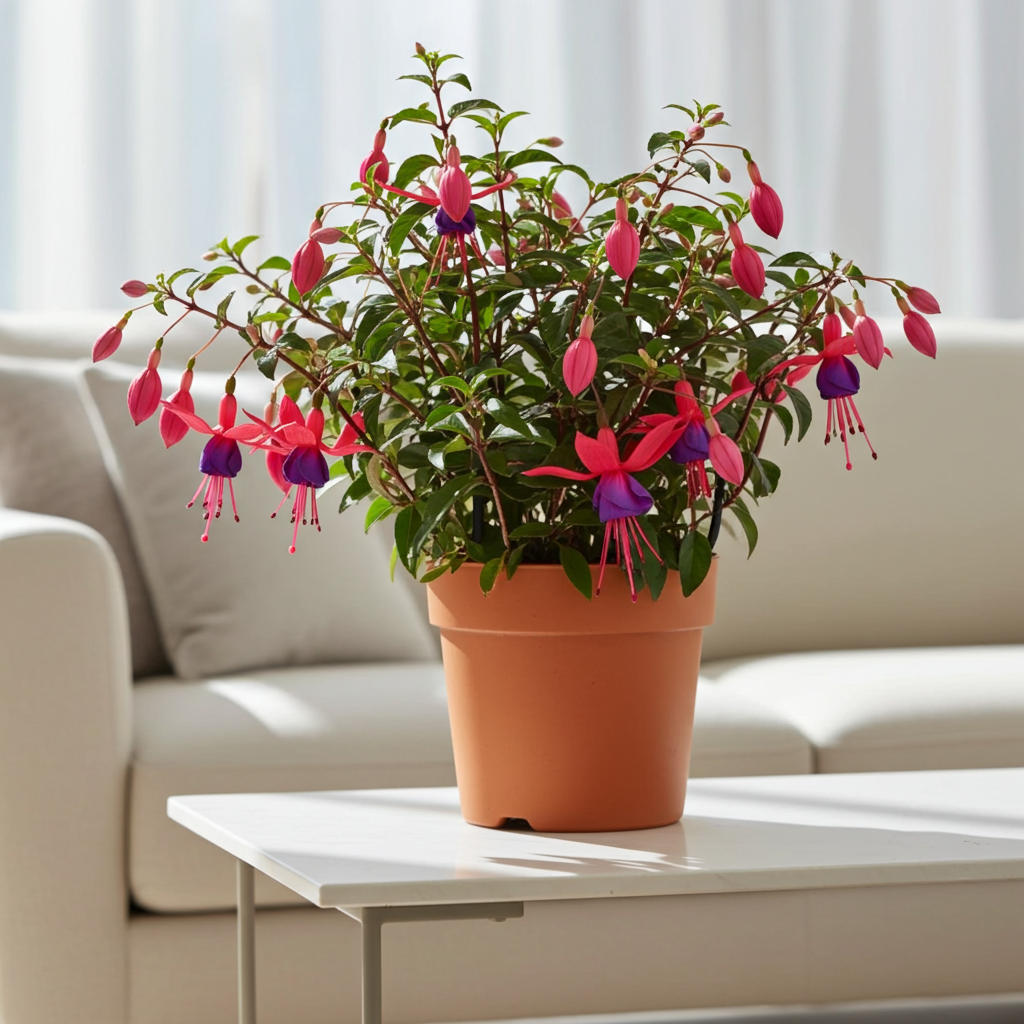 fuchsia planta natural