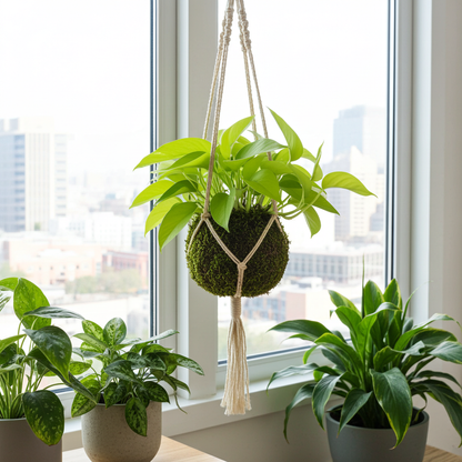 kokedama potto neon