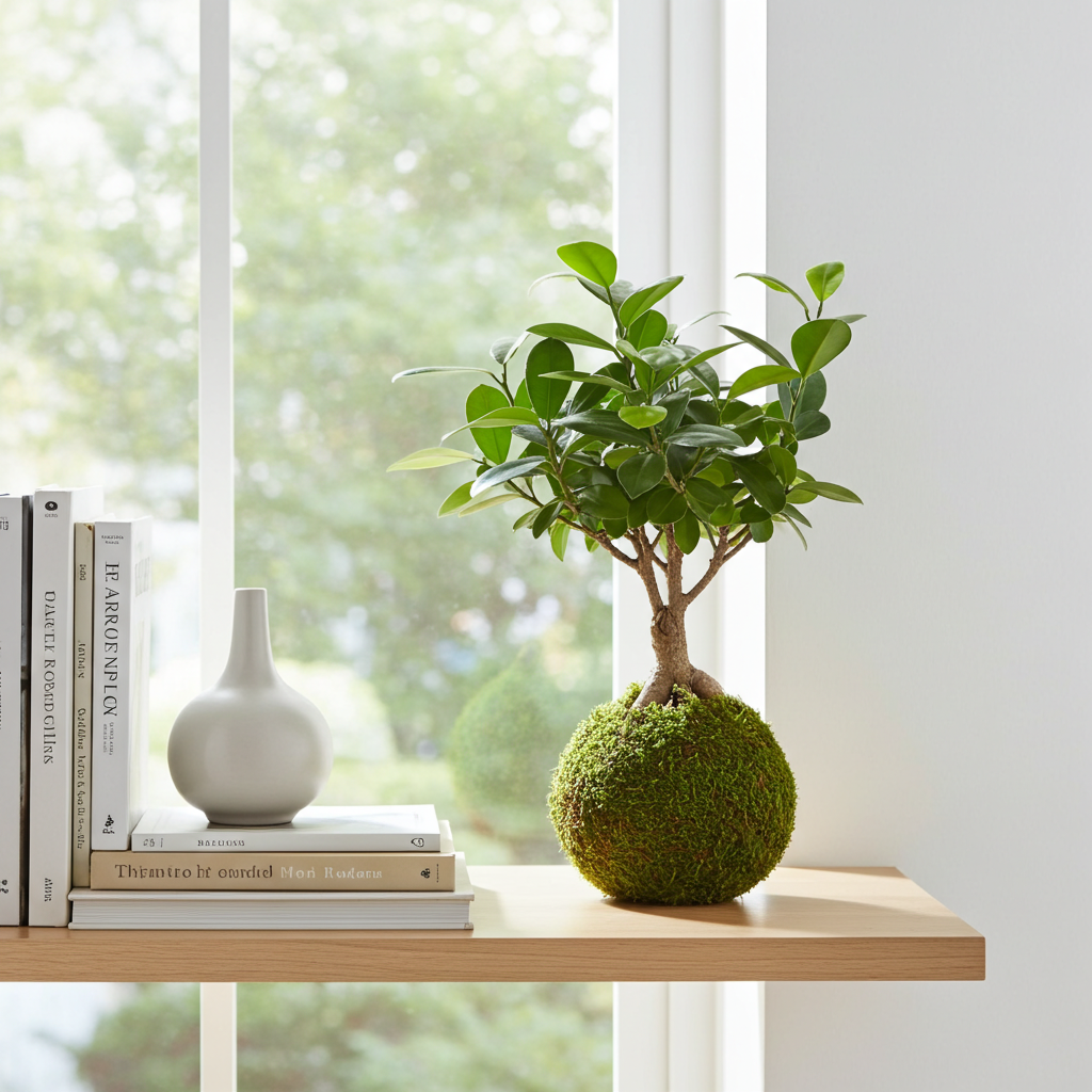 kokedama ficus retusa