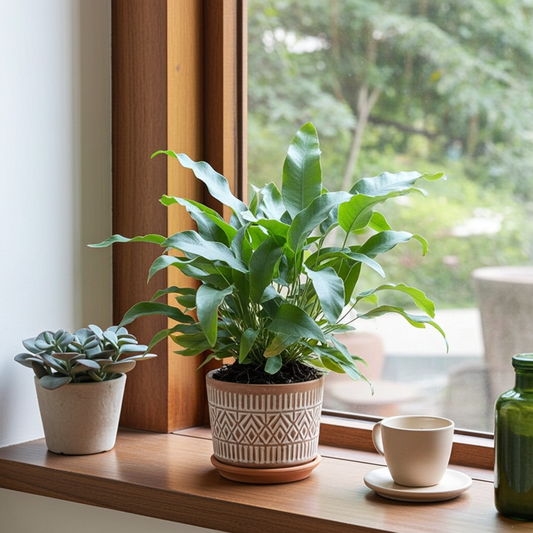 planta helecho azul