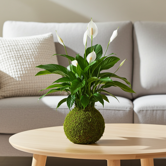 Kokedama Spathiphyllum