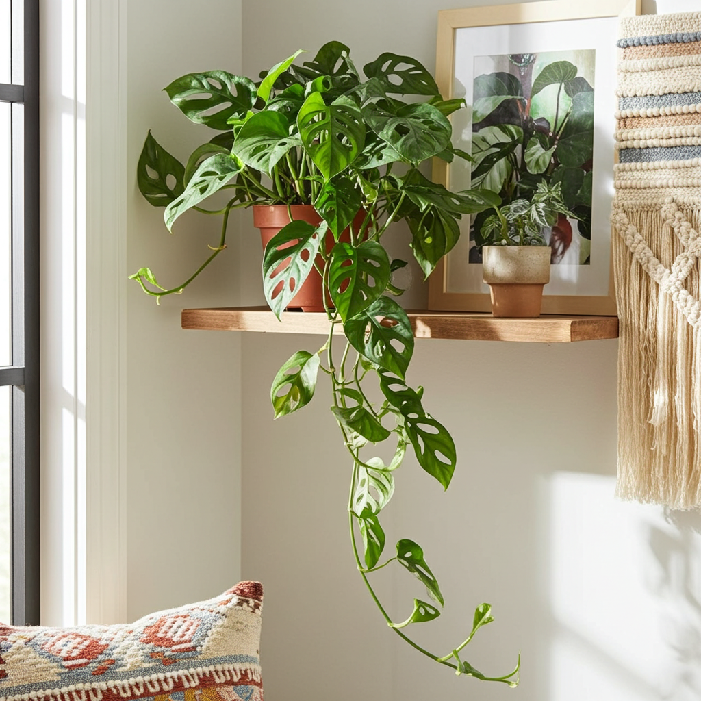 monstera monkey mask