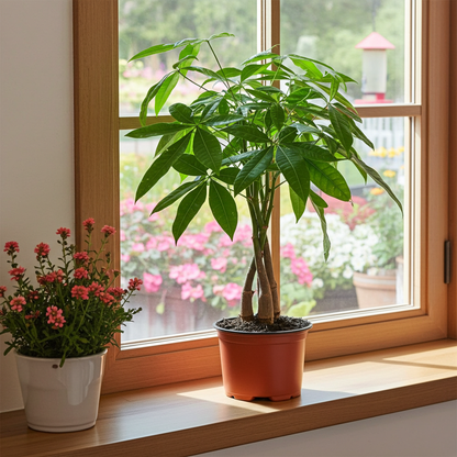 pachira planta ventana