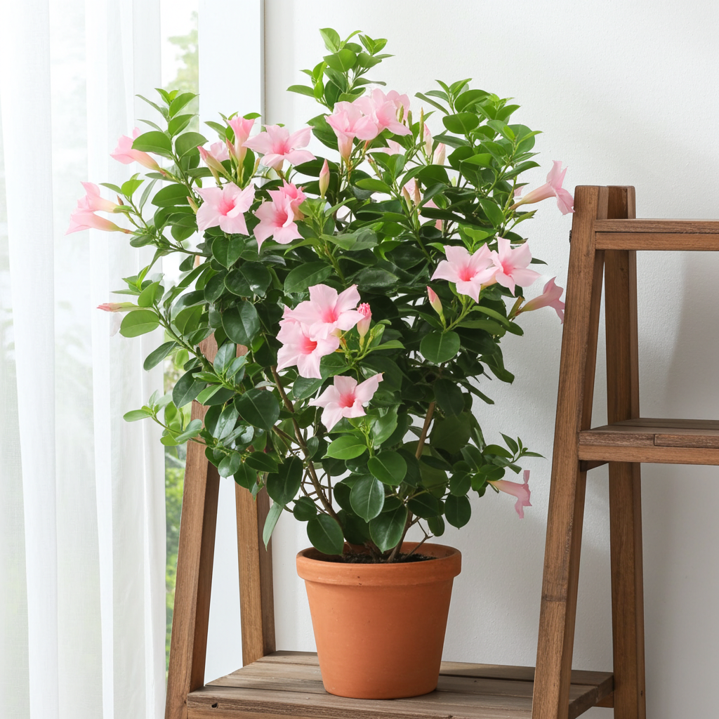 dipladenia natural color rosa