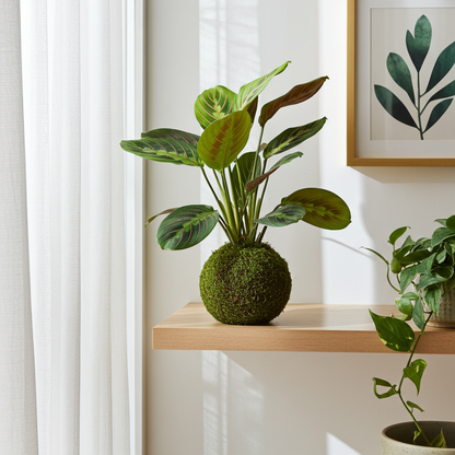 kokedama de maranta