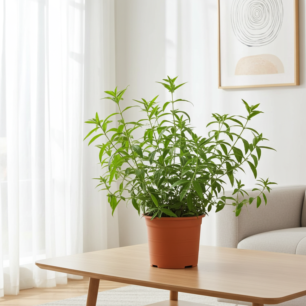 planta natural hierba luisa o cedrón