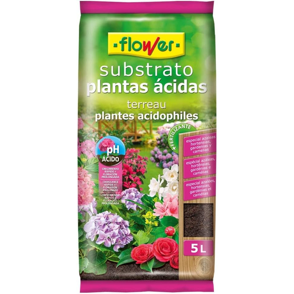 sustrato plantas acidas