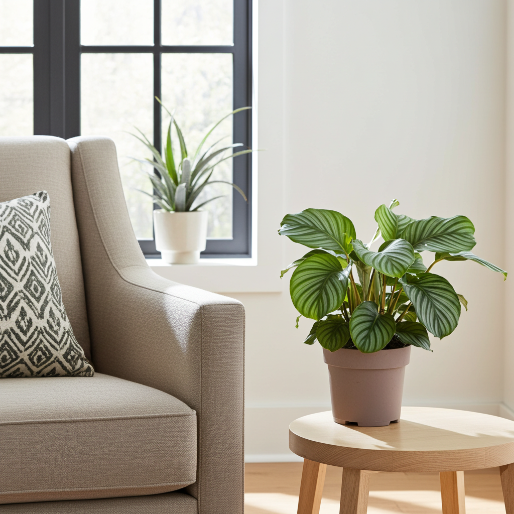 planta calathea orbifolia interior