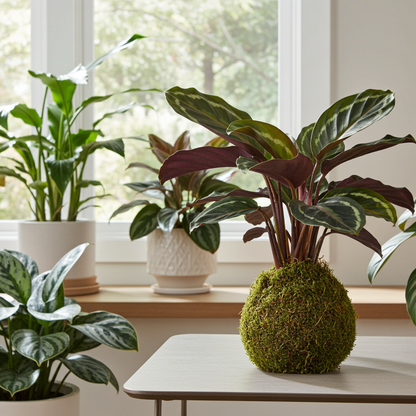 kokedama calathea medallion comprar