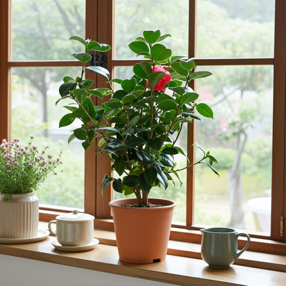 camelia planta flor